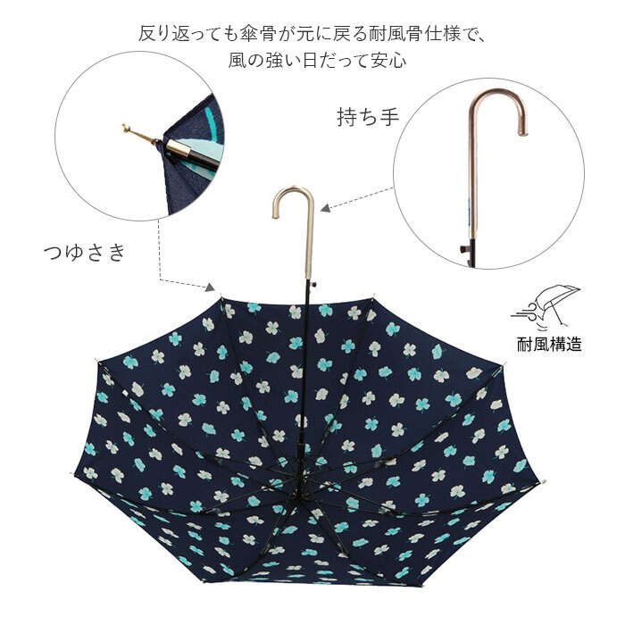 傘 レディース 耐風 通販 60cm 長傘 可愛い amusant sous la pluie 耐風傘 グラスファイバー骨 丈夫 壊れにくい おしゃれ 大人 かわいい 軽い 軽量 通勤 通学 シンプル スリム 雨傘