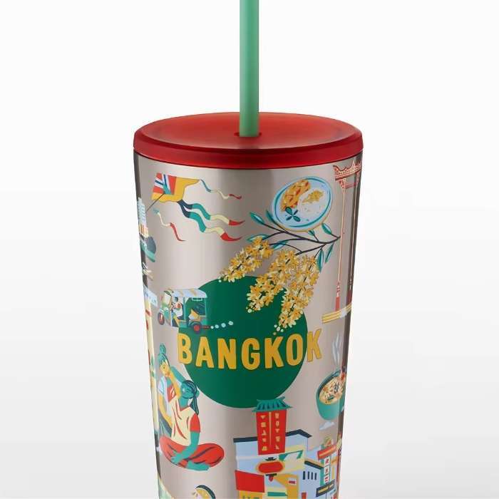 スターバックス タンブラー タイ限定 473ml ステンレス DISCOVERシリーズ 海外限定 スタバ 選べる4都市 バンコク チェンマイ パタヤ プーケット 日本未発売 保冷 並行輸入 正規品 プレゼント