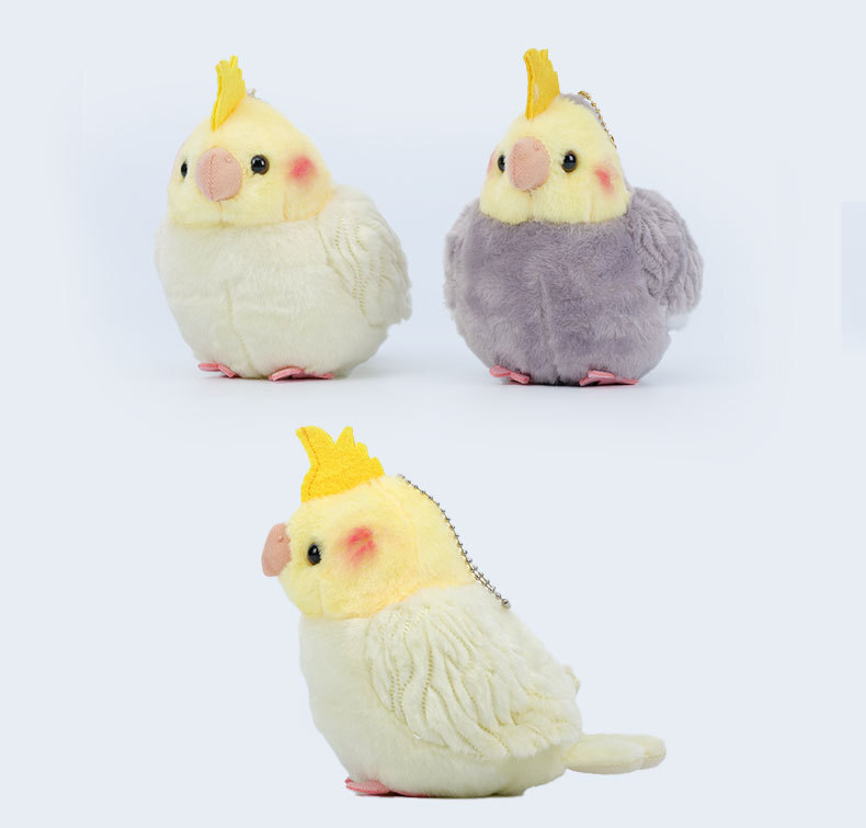 オカメインコ インコ ぬいぐるみ リアル 動物 アニマル ふわふわ かわいい 置物 インテリア 子供 おもちゃ ごっこ遊び 誕生日 プレゼント ギフト 癒し