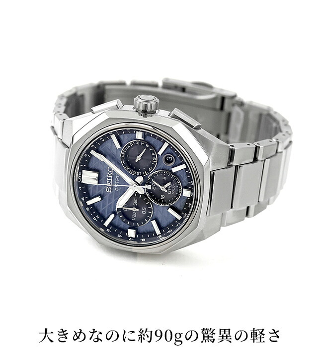 セイコー アストロン ネクスター 大谷翔平選手 広告掲載モデル デュアルタイム GPS衛星電波ソーラー 腕時計 メンズ 流通限定 チタン クロノ ASTRON HAB001J