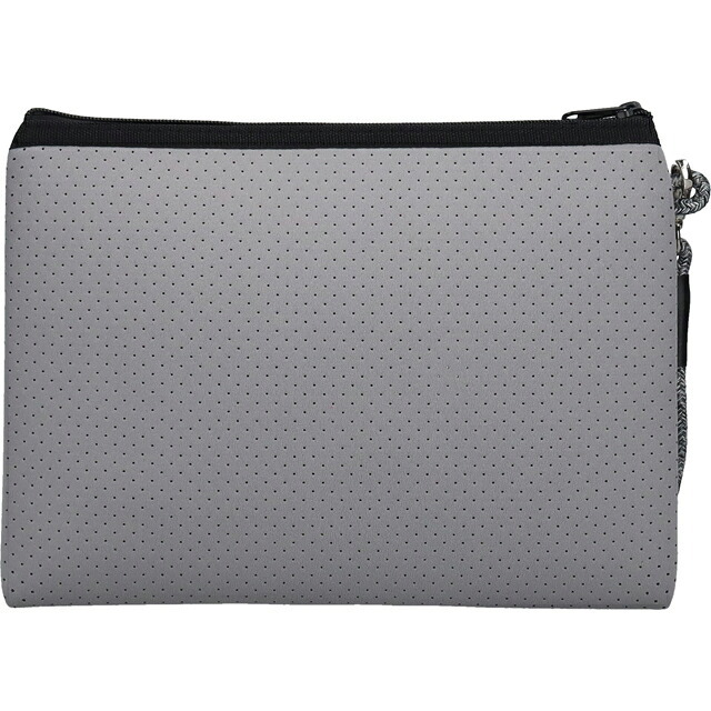ウィローベイ ポーチ レディース ブランド WILLOWBAY ウィローベイラージブティックポーチ クラッチバッグ PEBBLE GREY