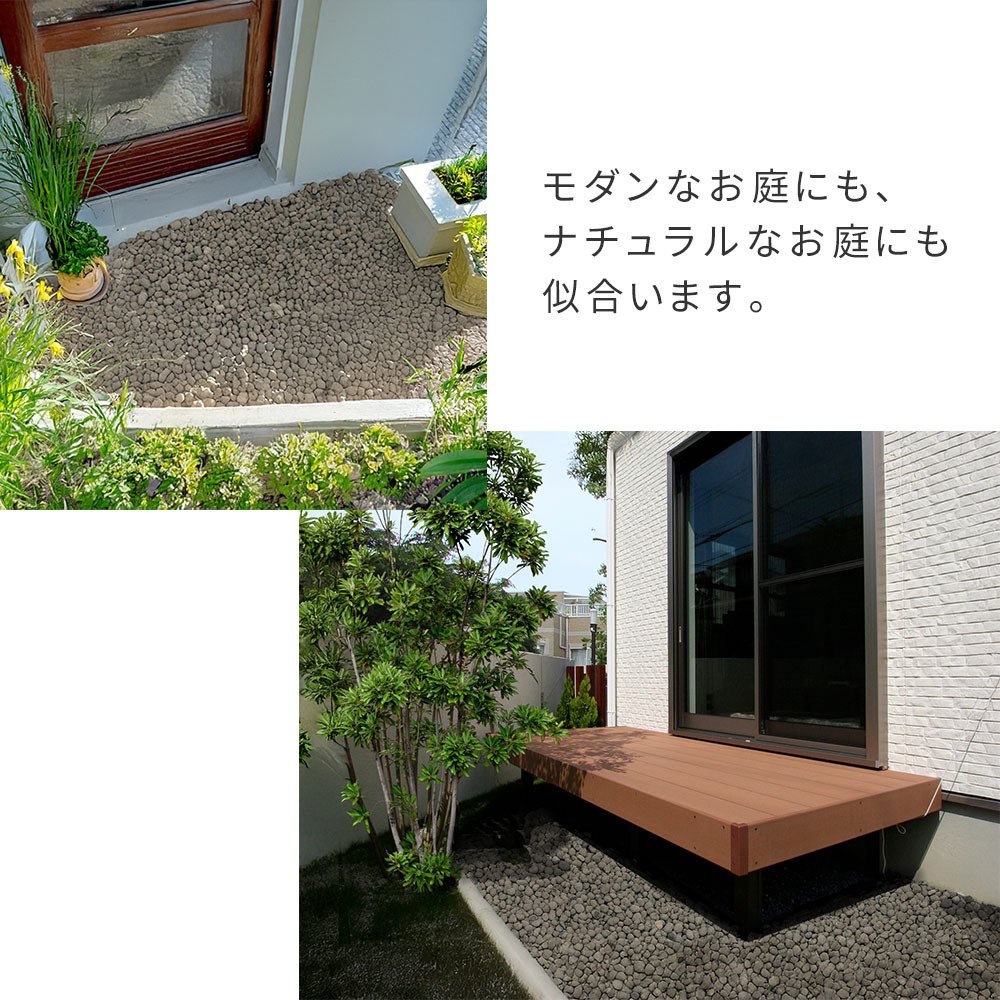 音で撃退！ セラミック防犯砂利 40L (1m2) EXBJ-40L 80dB 空き巣 防犯対策 防草 不審者 泥棒よけ 防犯 砂利 ジャリ 石 おしゃれ 庭 ベランダ 侵入防止