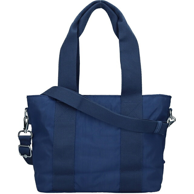 キプリング トートバッグ レディース ブランド Kipling ミンタ M UP ロゴ ワンポイント 無地 2WAY KI8642-5PZ Casual Blue