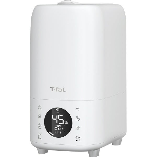 【直送】ティファール T-fal 加熱超音波式加湿器 スチームアンドミストL 8L 大容量 [26-0340-023] HD6080J0 リモコン付き 上から給水 10時間連続運転 静音 加湿器 ギフト
