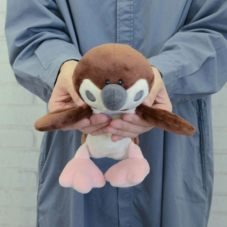  NICI ニキ スズメ フィギュアポーチ 定形外 送料無料 ペンケース 筆箱 鳥 すずめ ぬいぐるみ
