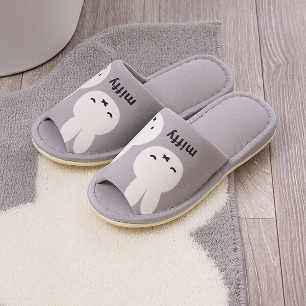 ミッフィー miffy スリッパ カーム グレー キッチン
