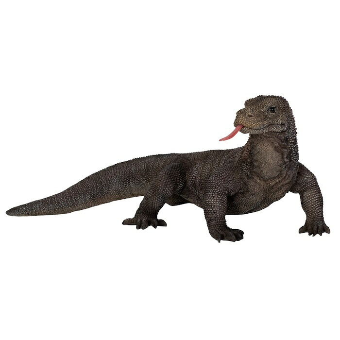 置物 トカゲ コモドトカゲ 幅26cm woobia ウービア リアル 爬虫類 おしゃれ 玄関 インテリア オブジェ ガーデン リザード コモドドラゴン 動物 アニマル 面白い 個性的 存在感 かっこいい 爬虫類好き プレゼント ギフト 男性 二度見
