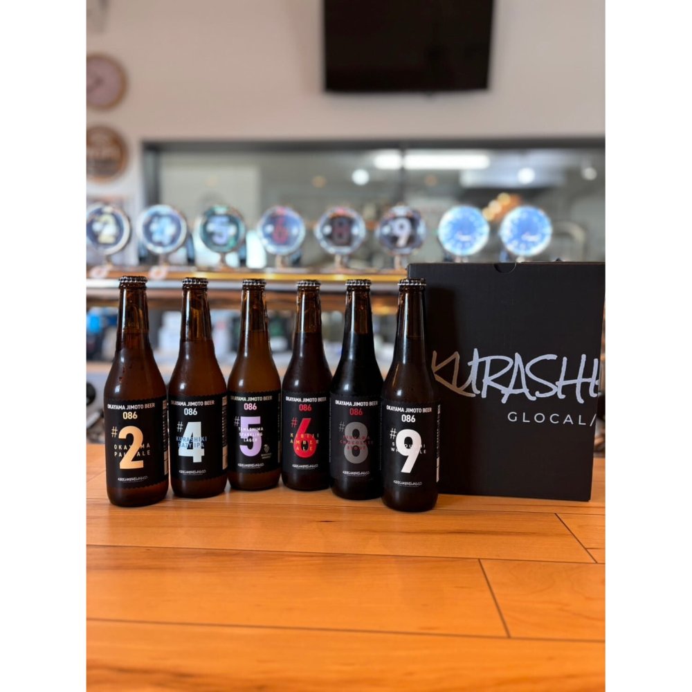 クラフトビール6本セット OKAYAMA JIMOTO BEER 086 地ビール お中元 お歳暮 父の日