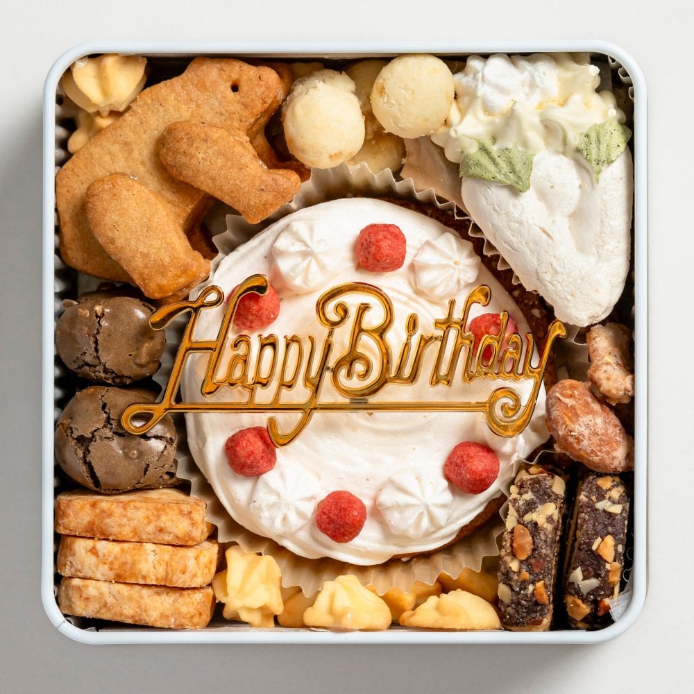 誕生日プレゼント専用【森の誕生日会クッキー缶】誕生日ギフト バースデーケーキ おしゃれ かわいい