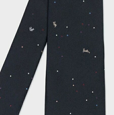 【無料ラッピング】 ポールスミス Paul Smith ネクタイ Random Dot  Rabbit タイ 日本製 シルク100％ブランド 正規品 新品 ギフト プレゼント 人気 おすすめ 誕生日 記念日 クリスマス 送料無料 psm522375