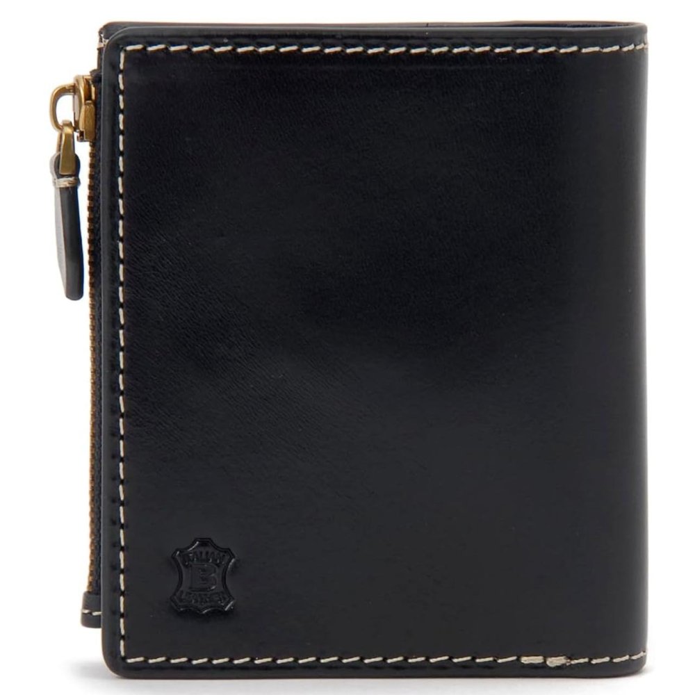 ベリーズヨーク　BELLIES YORK　コンパクト財布　二つ折り財布　BYTM1882BK　ブラック　黒色　ベジタブルタンニン　イタリアンレザー　牛革　”エイジングを楽しむ革小物”
