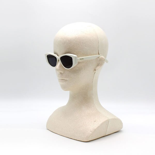 マックスマーラ サングラス MAX MARA MM0161/S 21A 52 サングラス グローバルフィット MM0161-21A-52 オフホワイト ダークグレー ユニセックス
