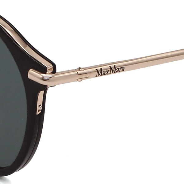 マックスマーラ サングラス MAX MARA MM0147-K/S 01A 54 サングラス ノーズパット MM0147K-01A-54 ブラック グレー ユニセックス