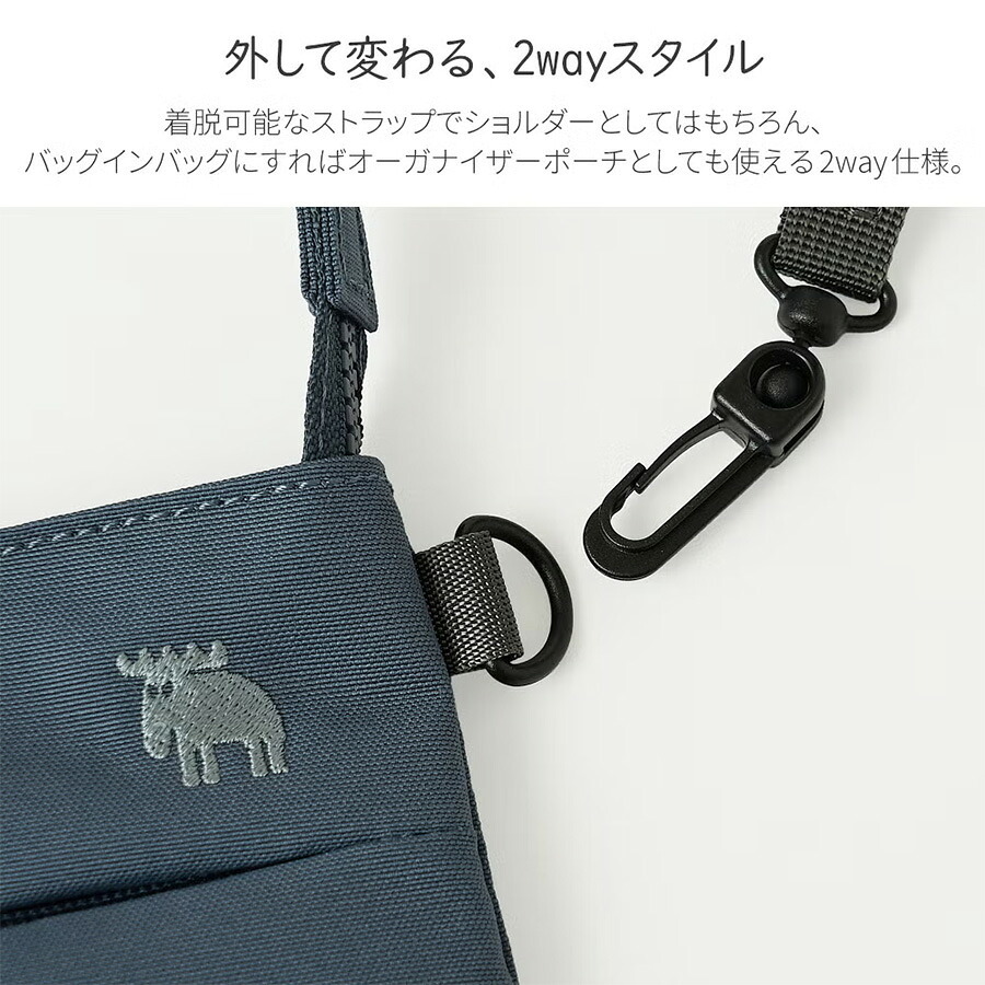 moz サコッシュ ショルダーバッグ ショルダー 斜め掛け 斜め掛けバッグ コンパクト 防水 普段使い 使いやすい レディース ギフト プレゼント ブラック zzrk07