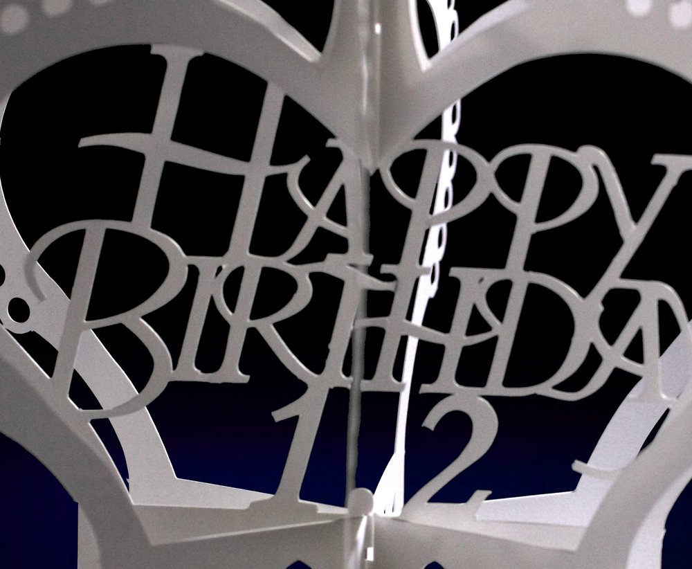 【誕生日入れ】365日のバースデーカード〈ペーパークラウン〉