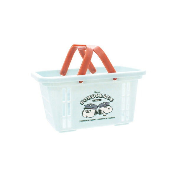 スヌーピー ミニバスケット(きょうだいたち) Preppystyle schoolbus SNOOPY