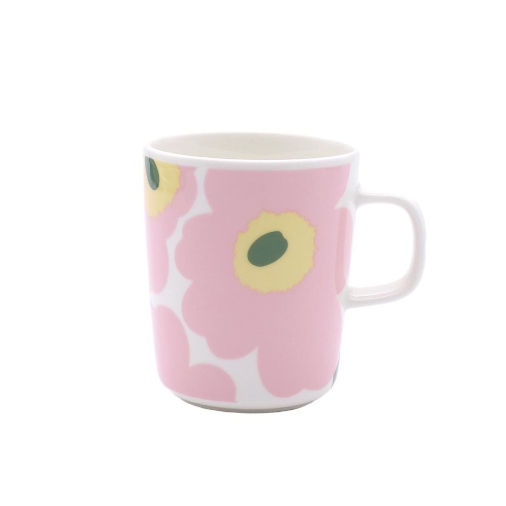 マリメッコ ウニッコ マグカップ 250ml ホワイト/ピンク/ライトイエロー/グリーン marimekko UNIKKO マグ 食器 ギフト 耐熱 電子レンジ対応 結婚祝い プレゼント 贈り物