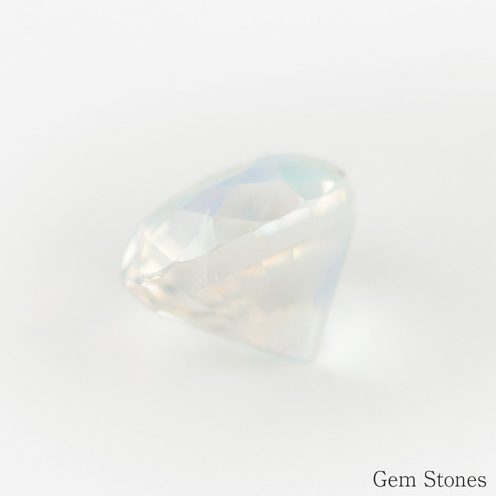 希少 ペアシェイプカット ラブラドライト 2.255ct ルース 宝石 裸石 オレンジ ブルー グリーン ムーンストーン ジュエリー コレクション 記念 お守り クリスマス 誕生日 プレゼント