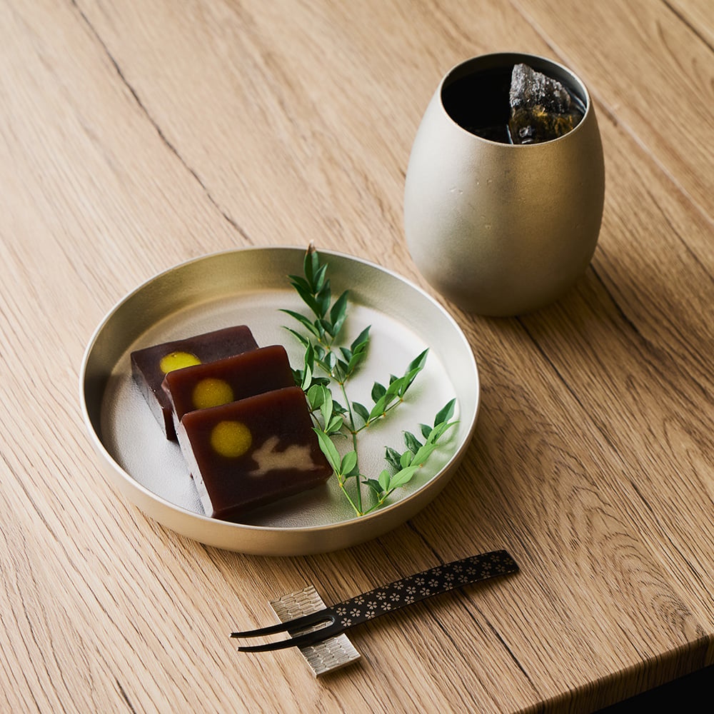 冷香 reico 白上 ツヤなし 420mL 大阪製ブランド 名入れ可能 大阪錫器 千田硝子食器コラボ商品 錫タンブラー 国内製