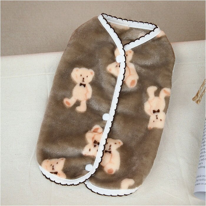 ドッグウェア秋冬 通販 ペットウェア防寒 犬の服暖かい ペット服もこもこ 犬用アウター 犬用コート 背中開きベスト 着せやすい ルームウェア犬 パジャマ犬用 部屋着ペット 袖なしタンクトップ 小型犬防寒服 タンクトップ かわいい 袖なし