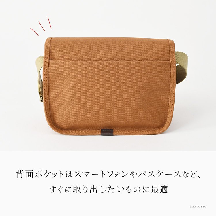 日本製 オーガニックコットン メンズ 帆布 ショルダーバッグ 軽い 小さめ 夏 ショルダー 小さい コットン バッグ 軽量 シンプル ミニ ショルダー バッグ 斜めがけ バッグ ネイビー バッグ キャメル ブラウン カーキ キャンバス バッグ 男性 30代 40代 50代 ショルダーポーチ 豊岡鞄