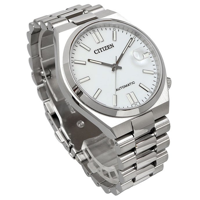 CITIZEN 腕時計 シチズン 時計 ウォッチ シチズン コレクション TSUYOSA Collection ツヨサ コレクション 自動巻き メカニカル ホワイト メンズ NJ0150-81A [並行輸入品]