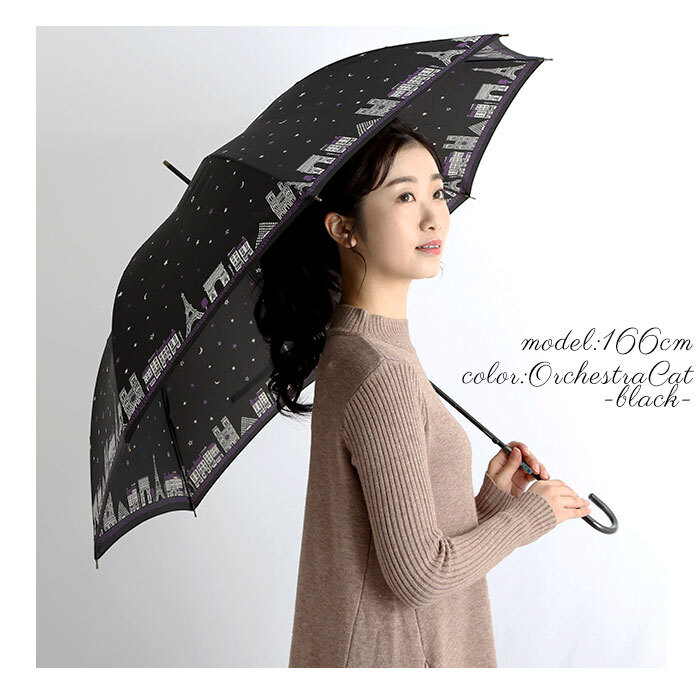 傘 レディース 耐風 通販 60cm 長傘 可愛い amusant sous la pluie 耐風傘 グラスファイバー骨 丈夫 壊れにくい おしゃれ 大人 かわいい 軽い 軽量 通勤 通学 シンプル スリム 雨傘