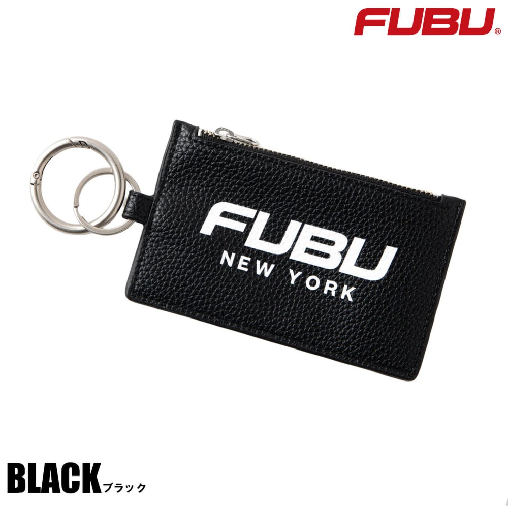 FUBU フブ キーチャーム メンズ レディース fam-62903 キーホルダー コインケース カードケース フラグメントケース 小銭入れ 財布 フェイクレザー ロゴ ストリート ヒップホップ ダンス カジュアル 小物 ギフト プレゼント 2026FW Karlas