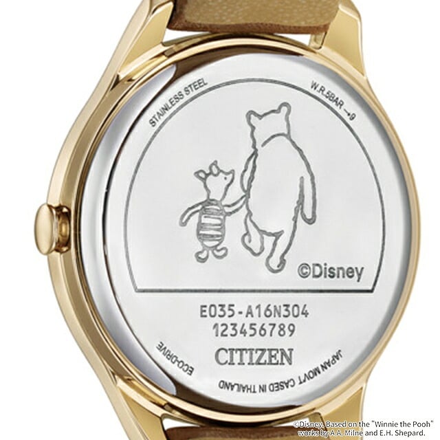 シチズン コレクション ディズニー コレクション「クラシックプー」 腕時計 レディース 数量限定 ソーラー CITIZEN COLLECTION EM0507-07W