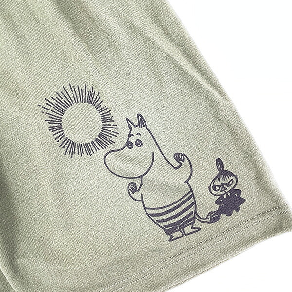 ムーミン ＆リトルミイ リラックスドライパンツ グリーン アパレル MOOMIN