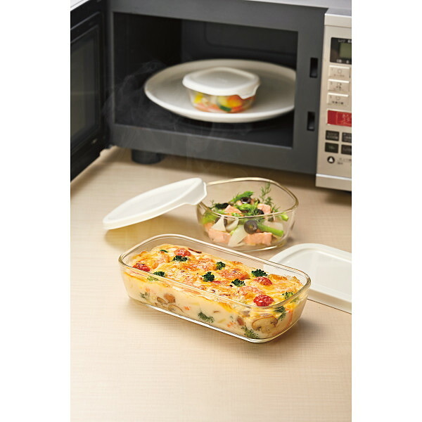 ＨＡＲＩＯ ハリオ スタッキング耐熱ガラスコンテナ６個セット [26-0299-082] ＫＳＴＬー５００４ーＯＷ プレミアムギフト 贈り物 お祝い 本体＝耐熱ガラス、蓋＝ポリプロピレン 日本製 内祝い 出産内祝い 結婚内祝い 快気祝い 新築祝い お返し 贈り物