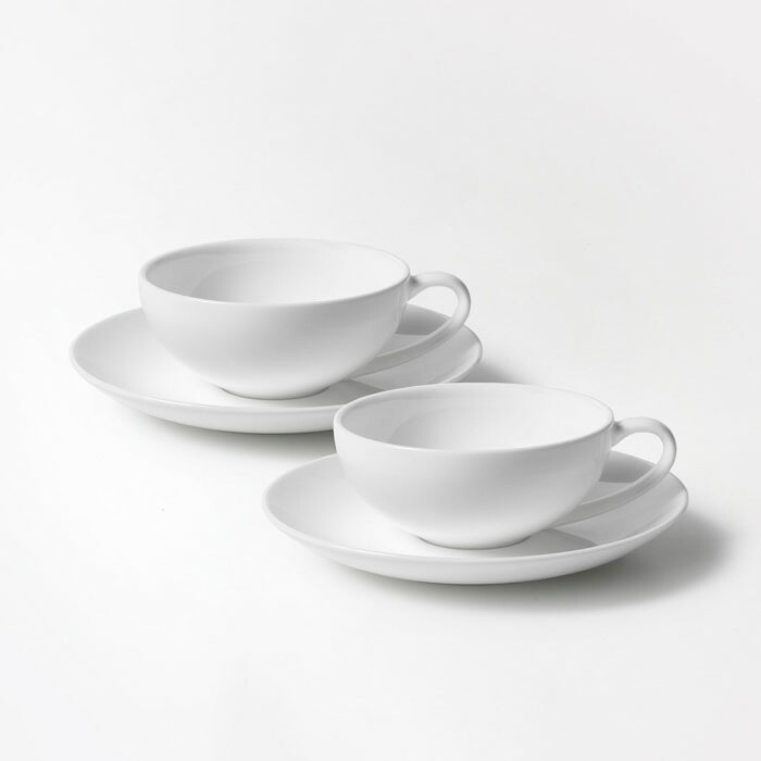 ペアティーカップ＆ソーサー 〈1890Y-CC02〉 柳宗理 ボーンチャイナシリーズ NIKKO 洋食器 ペア碗皿 r8d 電子レンジ対応 食洗機対応
