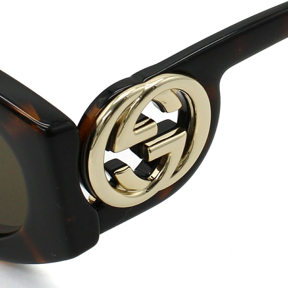 グッチ GUCCI サングラス グローバルフィット アイウェア UVカット フォックス キャットアイ GG1691S-002 メンズ レディース ユニセックス ハバナ+ブラウン 国内正規品