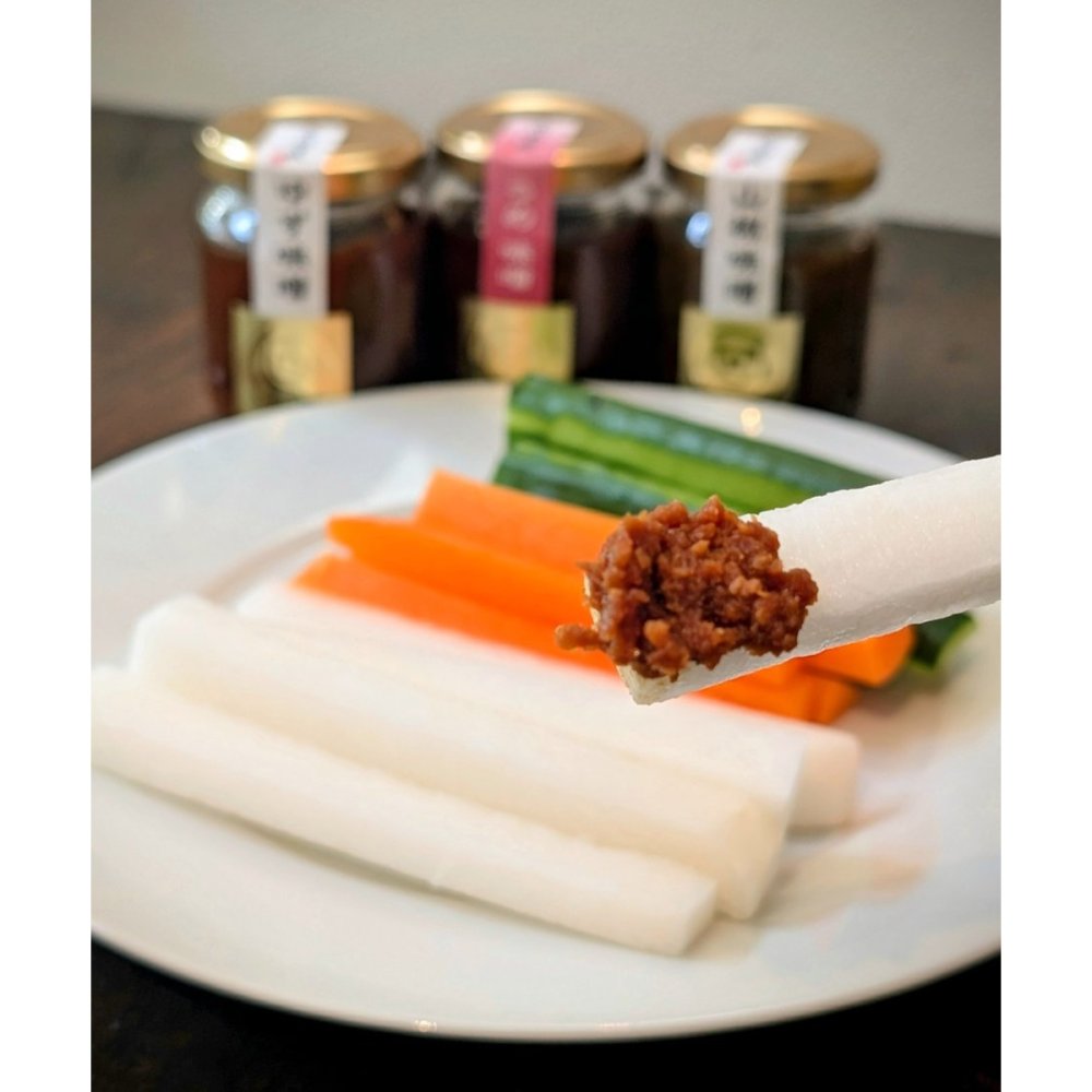 丹波味噌三種セット(山椒・梅・柚子) 100g×3個 みそ 田舎味噌 詰め合わせ ギフト プレゼント