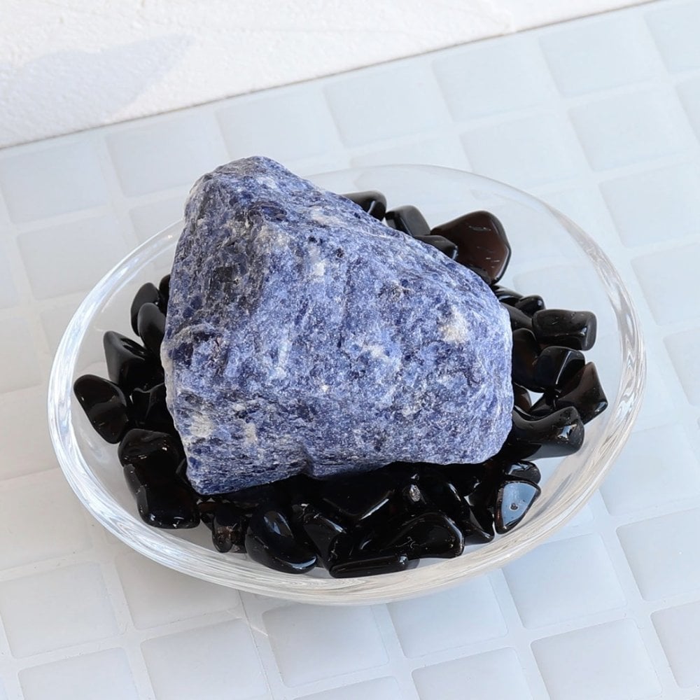 【最強の魔除け】 パワーストーン 浄化セット モリオン 黒水晶 高品質 さざれ石 7種類 原石 浄化皿 ブレスレット ネックレス の浄化に アメジスト スモーキークォーツ クリスタル 家 風水 厄除け 置物 グッズ 誕生日 一人暮らし プレゼント