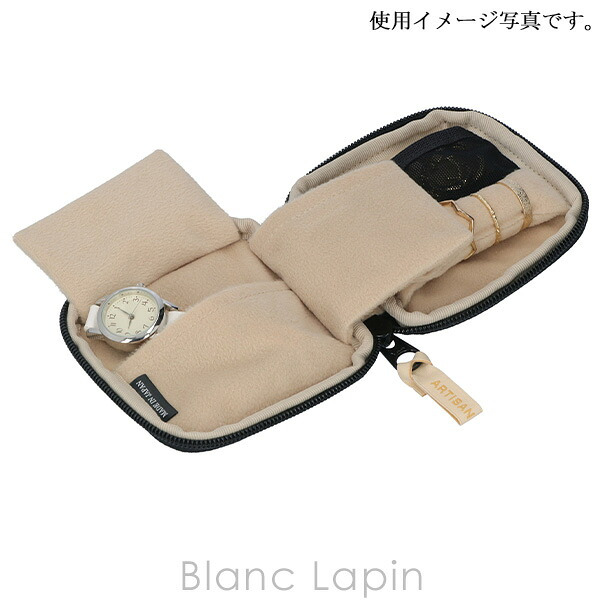 アルティザン＆アーティスト ARTISAN＆ARTIST リングホルダー付きジュエリーポーチ 7WP-PR735 ピルーエット #ブラック コスメポーチ/バッグ