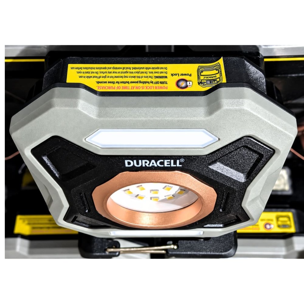 DURACELL デュラセル 1500ルーメン 充電式ワークライト 3個セット LED作灯USB-C マグネット 180度スタンド IPX4 中国製 #1806380 車庫 DIY ガレージ 倉庫 キャンプ 非常用ライト スマホ電 在庫1点のみ