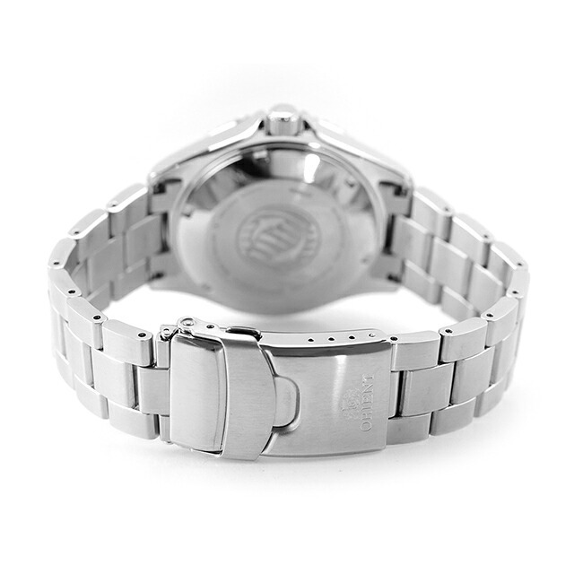 オリエント スポーツ マコ GMT 自動巻き 腕時計 ブランド メンズ ORIENT SPORTS RN-BC0004Y アナログ オレンジ