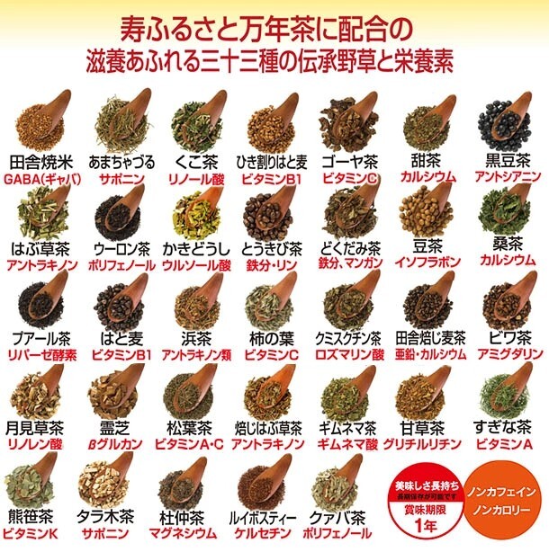 お茶の清香園 『寿ふるさと万年茶』ティーバッグ 380g （10g×38袋入）