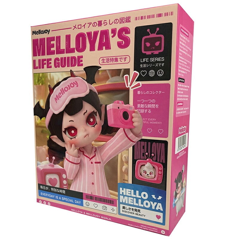 【ラッピング無料・1ピース】Mellojoy メロジョイ メロイアの暮らしの図鑑 MELLOYA'S LIFE GUIDE ブラインドボックス スクイーズ ランダム ギフト 誕生日 プレゼント