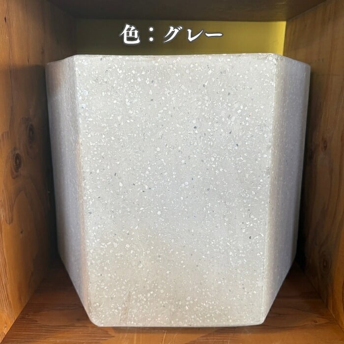 植木鉢 おしゃれ 大型 17号 13号 10号 L M S サイズ 鉢カバー KONTON コントン コーテス ヘックス 多面体 六角形 四角 ファイバーセメント セメント 屋外 室内 高級 北欧 モダン ナチュラル 観葉植物用 シンボルツリー サボテン 多肉植物 特大 玄関 プランター ホワイト