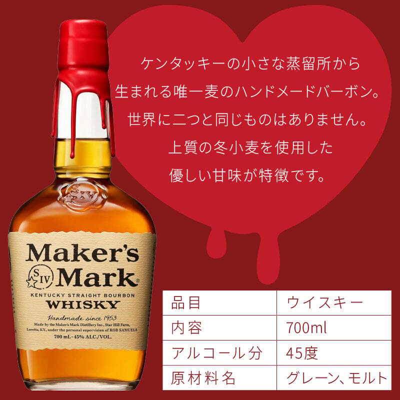 メーカーズマーク 名入れ お酒 Makers Mark ウイスキーボン グレーン モルト 700ml 45度 ロックグラス グラス 名前入り プレゼント ギフト 面白い センス 定年退職 還暦祝い 退職祝い 男性 女性 お祝い 古希 喜寿 傘寿 米寿 卒寿 白寿 百寿 敬老の日