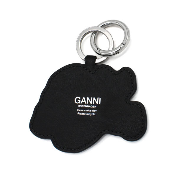 GANNI ガニー キーリング A7059-646 Blue Puppy Keyring/KEYCHAIN DOG キーホルダー ベビーブルー