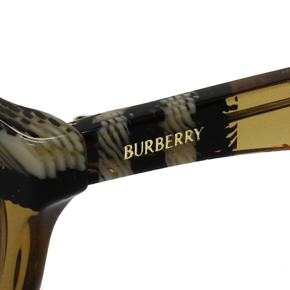 バーバリー BURBERRY サングラス アジアンフィット UVカット アイウェア キャットアイ 0BE4435F 414673 53 メンズ レディース ユニセックス チェックサンド+ダークブラウン 海外正規品