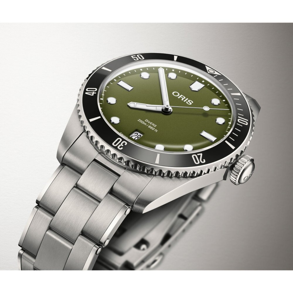 オリス ORIS ダイバーズ デイト DIVERS DATE 腕時計 メンズ 自動巻き ダイバーズウォッチ 01 733 7795 4057-Set【2026 新作】