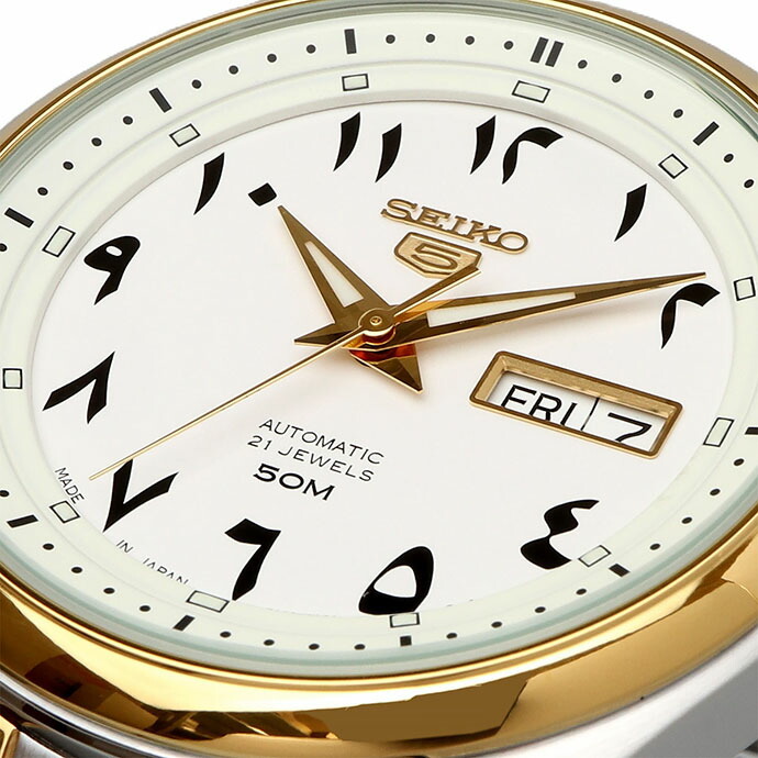 SEIKO 腕時計 セイコー 時計 ウォッチ 【日本製 Made in Japan】 セイコー5 自動巻き ビジネス カジュアル メンズ SNKP22J1 海外モデル [並行輸入品]