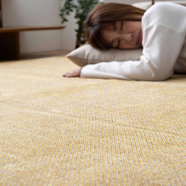 ラグ カーペット 『シェニフ』 シンプル ナチュラル 180×180cm