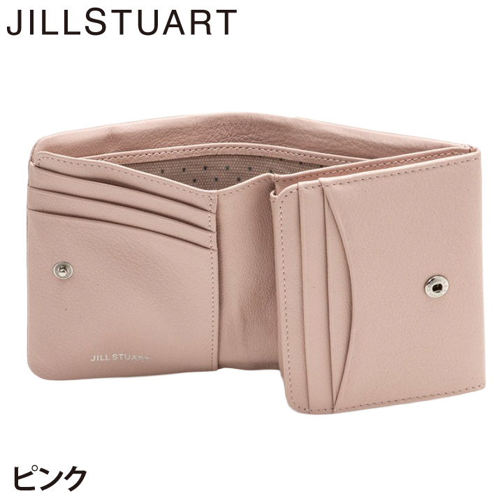 ジル スチュアート 財布 二つ折り レディース 牛革 エンジェル BOX小銭入れ 軽量 ギフト JILL STUART