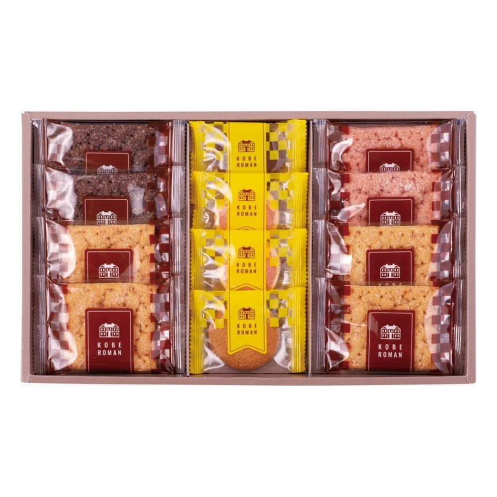 神戸浪漫 パイ クッキー 詰め合わせ ギフトセット 計12個入 スイーツ 個包装 焼菓子 お菓子 お茶菓子 おやつ【北海道・沖縄県・離島 配送不可】