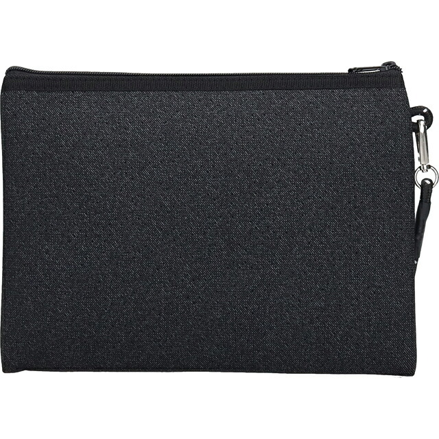 ウィローベイ ポーチ レディース ブランド WILLOWBAY ウィローベイラージブティックポーチ クラッチバッグ BLACK DENIM